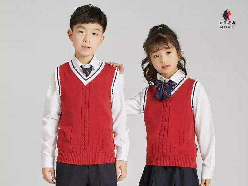 针织马甲校服定做